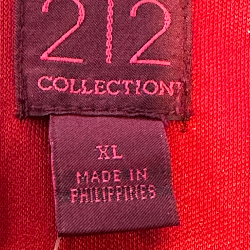 212 Collection NWT Red Sleeveless Dress full skirt size XL - Picture 3 of 6